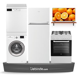 Beko 5 li Ekonomik Çeyiz Paketi-1 (BM 3043 + CM 7100 + 970463 MB +BFE 400 B + B 43 C 685 A)